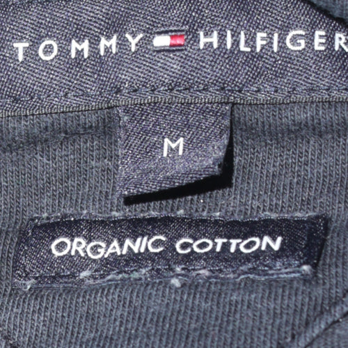 Tommy Hilfiger Men's Black Organic Cotton Logo T-Shirt M