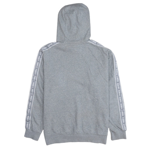 Nike Men's Grey L Pullover Hoodie Sports Fleece Sweatshirt