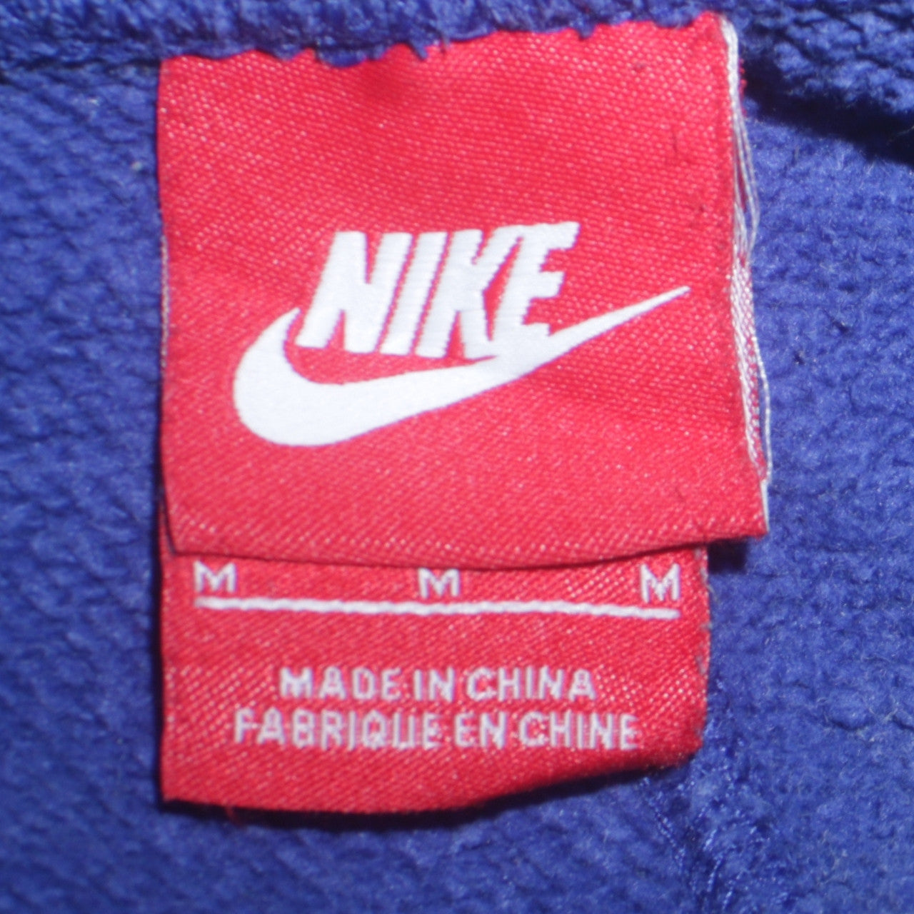 Nike Men's Blue Sweatpants M Regular Fit Fleece Joggers