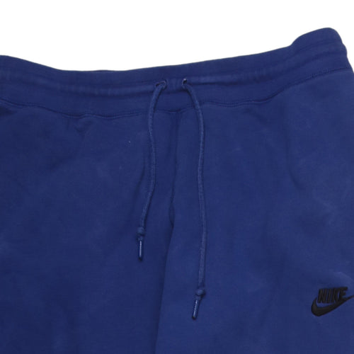 Nike Men's Blue Sweatpants M Regular Fit Fleece Joggers