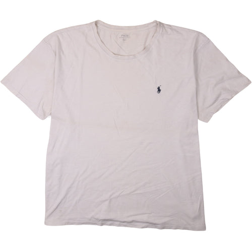 Polo Ralph Lauren Men's White Crew Neck Cotton T-Shirt XXL