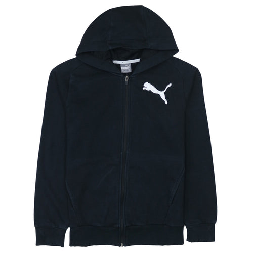 Puma Men’s Black Full Zip Hoodie Small Regular Fit