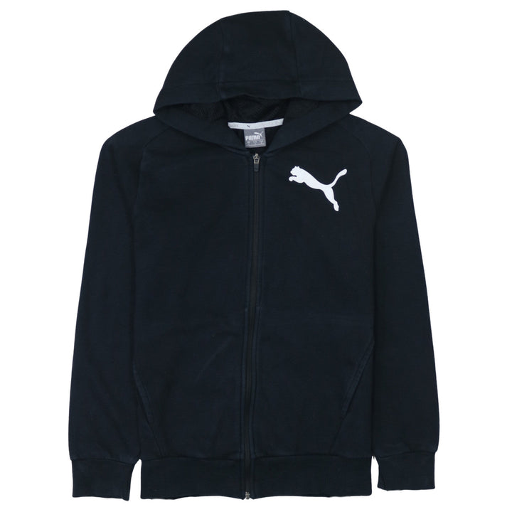 Puma Men’s Black Full Zip Hoodie Small Regular Fit