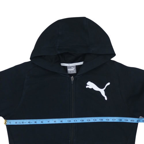 Puma Men’s Black Full Zip Hoodie Small Regular Fit
