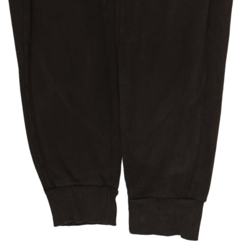 Puma Men's Black Jogger Trousers L Fleece Elastic Waist