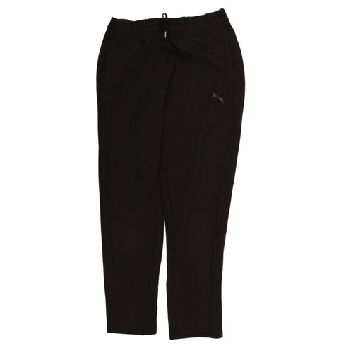 Puma Men Black Jogger Trousers Small Regular Fit Elastic Waist