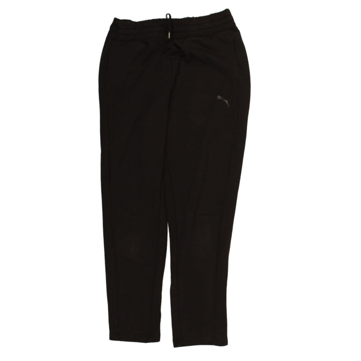 Puma Men Black Jogger Trousers Small Regular Fit Elastic Waist