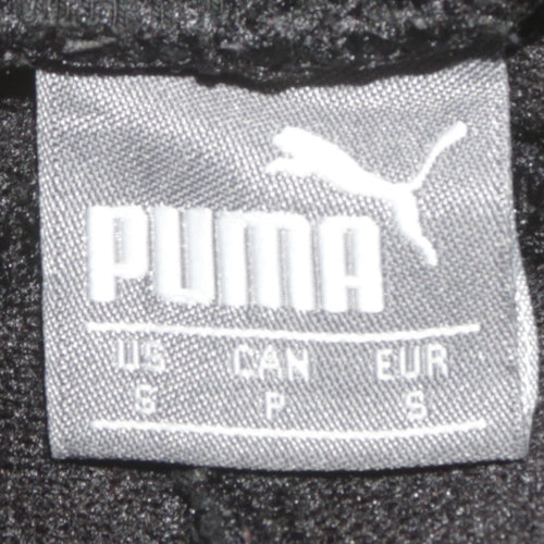 Puma Men Black Jogger Trousers Small Regular Fit Elastic Waist