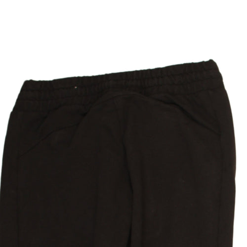 Puma Men Black Jogger Trousers Small Regular Fit Elastic Waist
