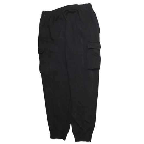 Nike Men's Black Cargo Jogger Trousers L Sportswear Fleece