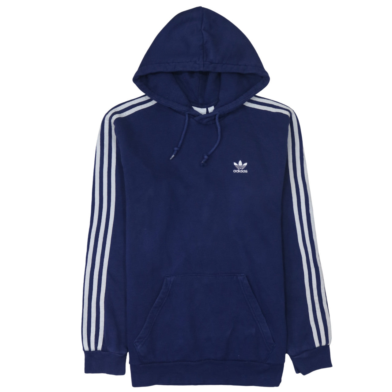 Adidas Men's Blue Pullover Hoodie Size M Sports Fleece