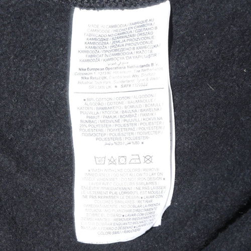 Nike Men's Black L Jogger Sweatpants Cotton Blend Casual