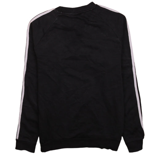 Adidas Mens Black Crew Neck Pullover Sweatshirt XS