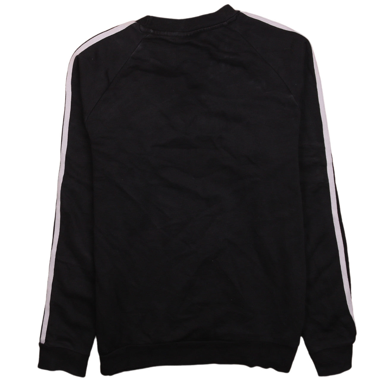 Adidas Mens Black Crew Neck Pullover Sweatshirt XS