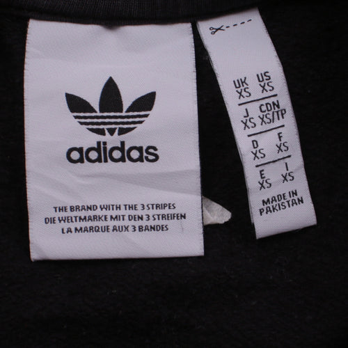 Adidas Mens Black Crew Neck Pullover Sweatshirt XS