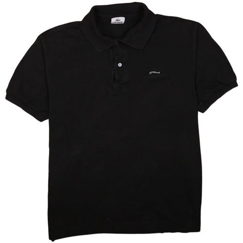 Lacoste Men's Black Cotton Short Sleeve Polo Shirt Size L