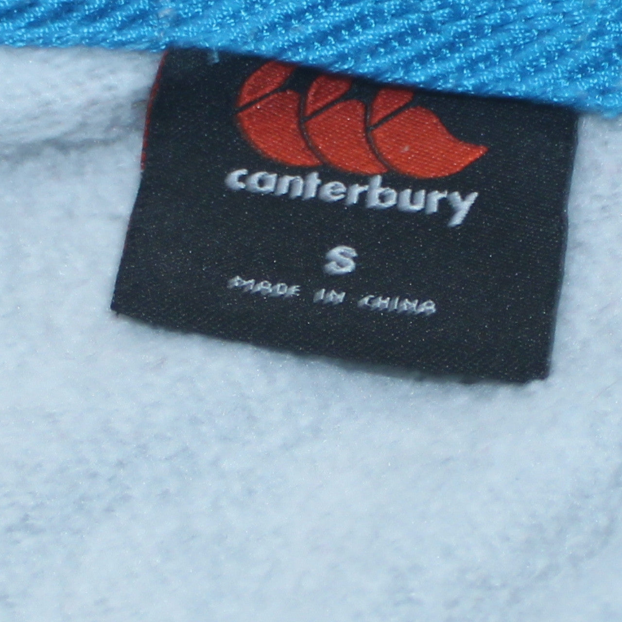 Canterbury Men's Grey Full Zip Hoodie Size S Lightweight Sportswear