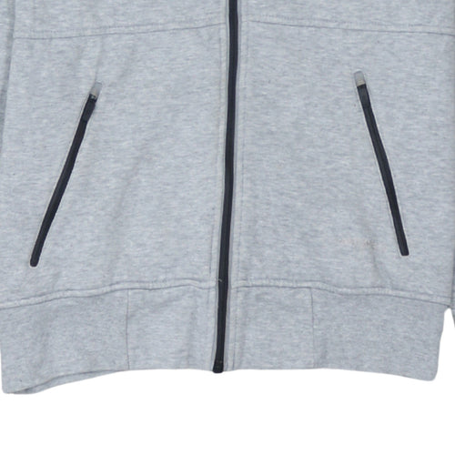 Canterbury Men's Grey Full Zip Hoodie Size S Lightweight Sportswear