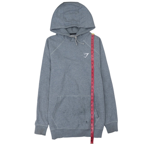 Gymshark Men’s Grey XS Pullover Hoodie Regular Fit Sportswear