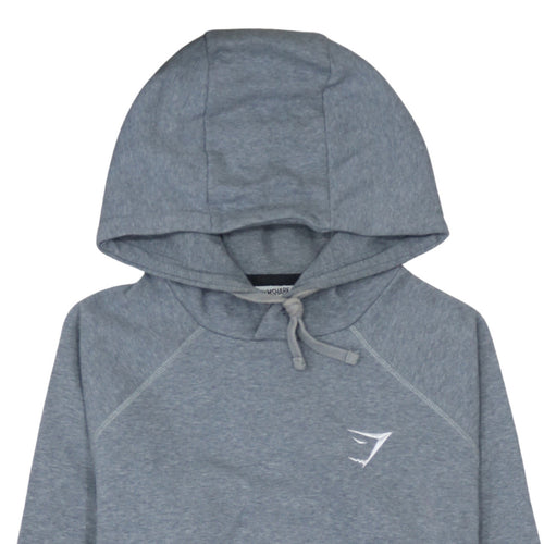 Gymshark Men’s Grey XS Pullover Hoodie Regular Fit Sportswear