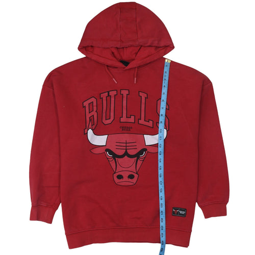 Primark NBA Chicago Bulls Red Women's Pullover Hoodie Size S 10/12