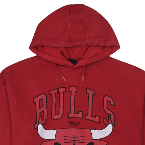 Primark NBA Chicago Bulls Red Women's Pullover Hoodie Size S 10/12