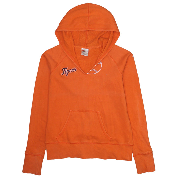 Nike Team Women’s Orange Tigers Pullover Hoodie Size M