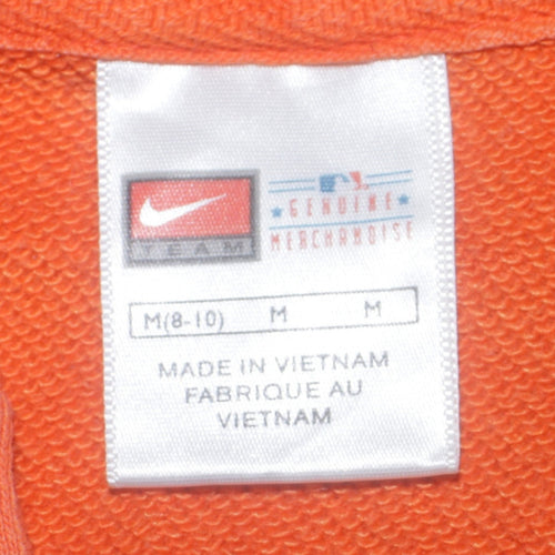 Nike Team Women’s Orange Tigers Pullover Hoodie Size M