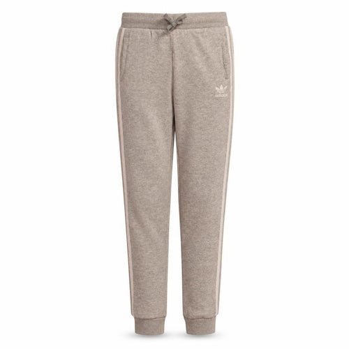 Adidas Boys Grey Jogger Sweatpants 14 Years Elastic Waist Side Stripe