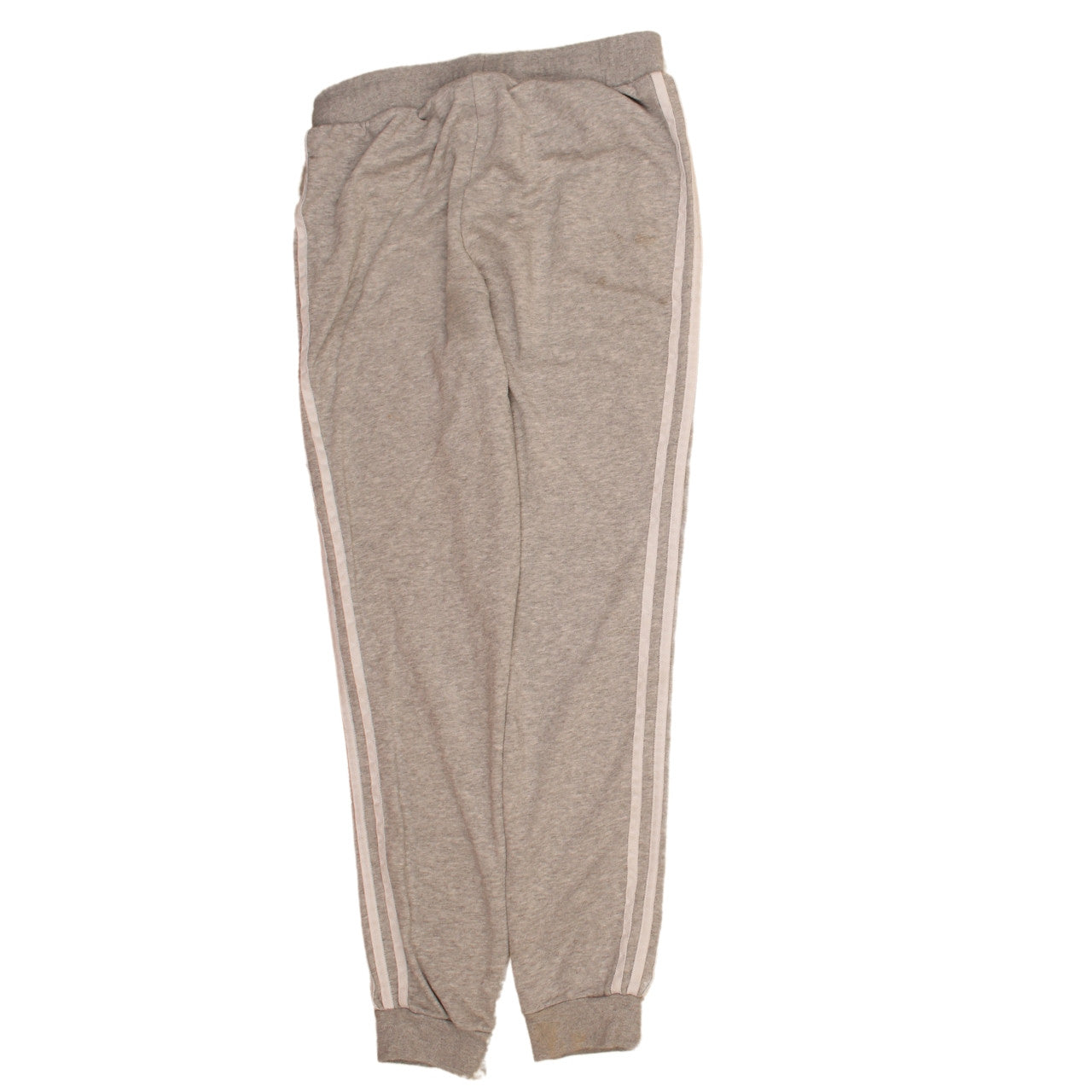 Adidas Boys Grey Jogger Sweatpants 14 Years Elastic Waist Side Stripe