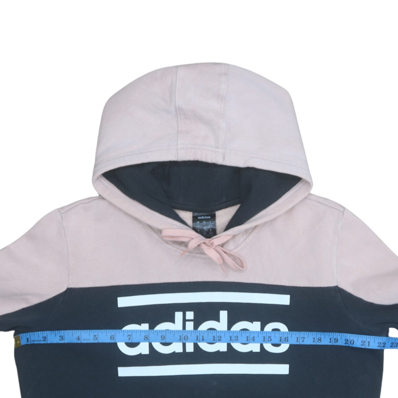 Adidas Womens Pink & Black XL Pullover Hoodie Sweatshirt
