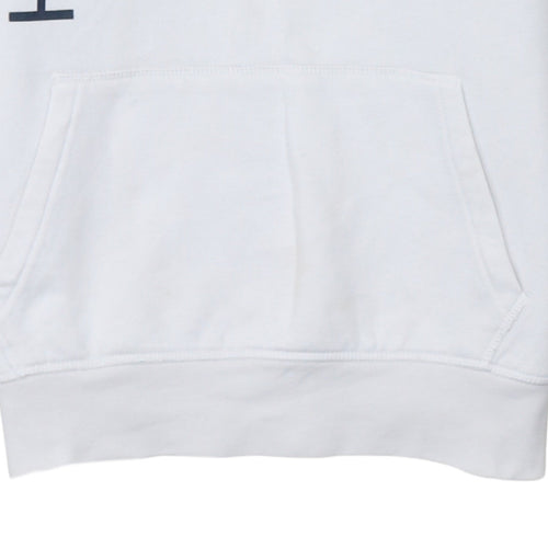 Tommy Hilfiger Men’s White Logo Pullover Hoodie XS