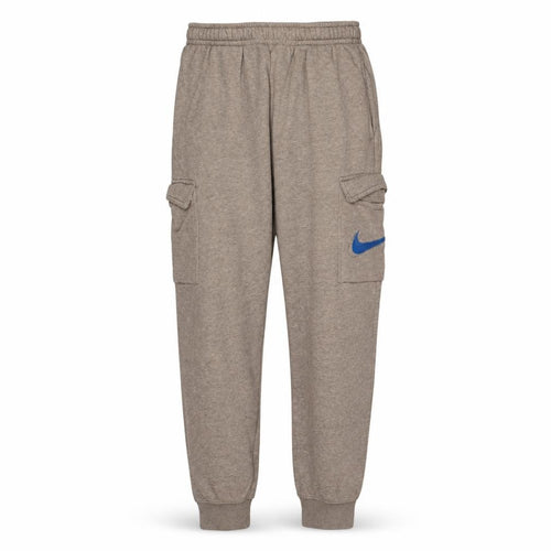 Nike Men's Beige Cargo Jogger Trousers M Regular Fit Elastic Waist