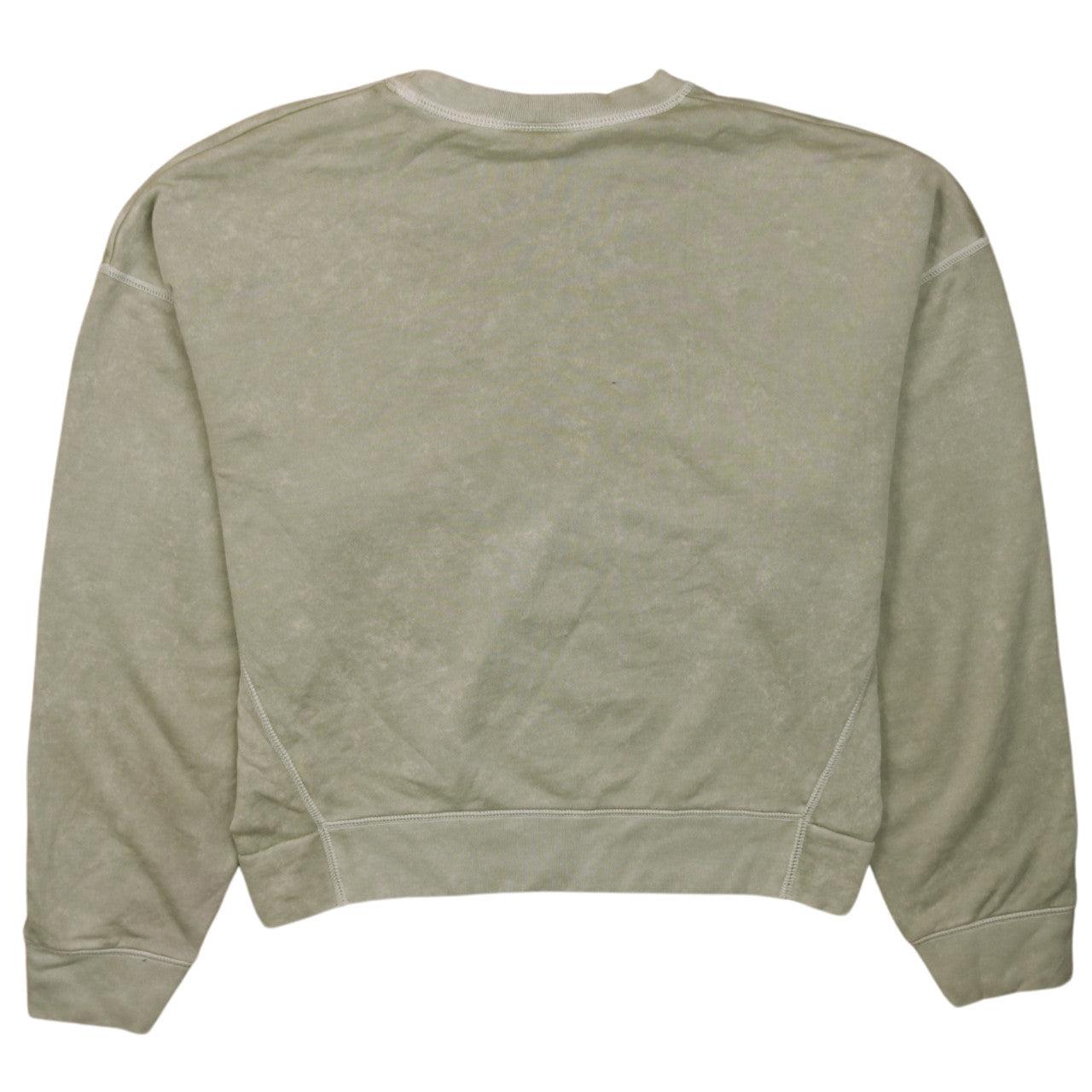 Nike Women's Beige Crew Neck Pullover Sweatshirt M Relaxed Fit