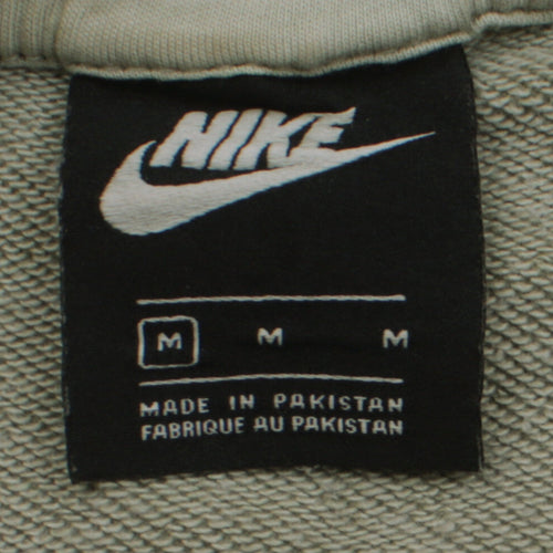Nike Women's Beige Crew Neck Pullover Sweatshirt M Relaxed Fit
