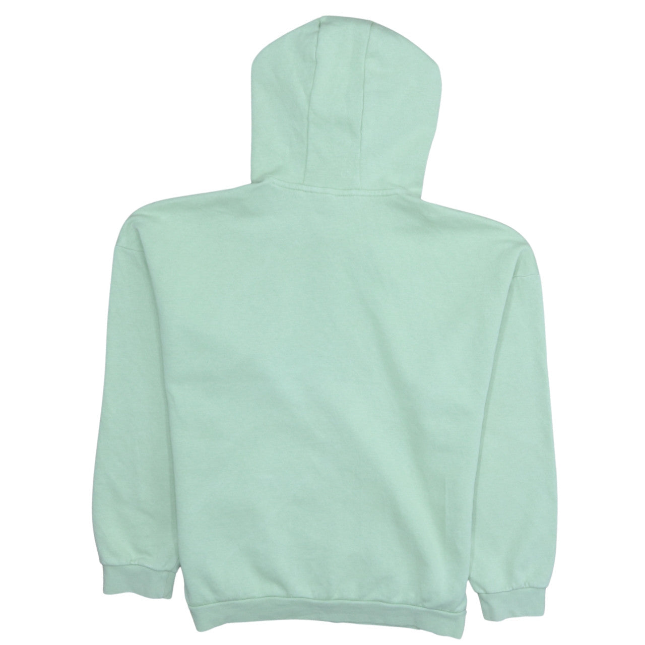 Adidas Women's Green Pullover Hoodie Size 14 Cotton Blend Logo Sweatshirt