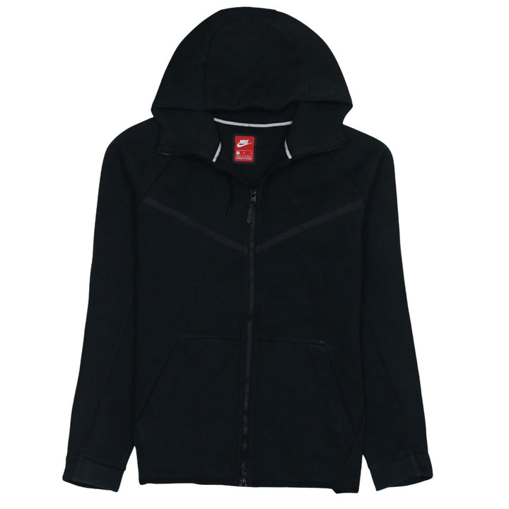 Nike Men's Black Full Zip Hoodie Size M Cotton Blend