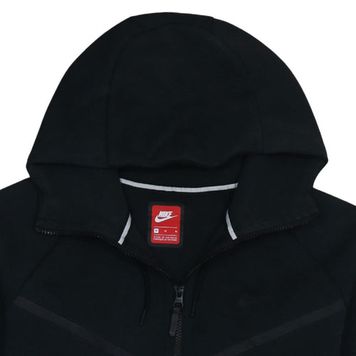 Nike Men's Black Full Zip Hoodie Size M Cotton Blend