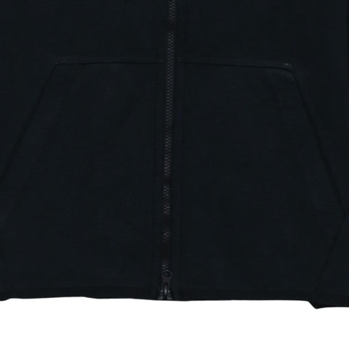 Nike Men's Black Full Zip Hoodie Size M Cotton Blend