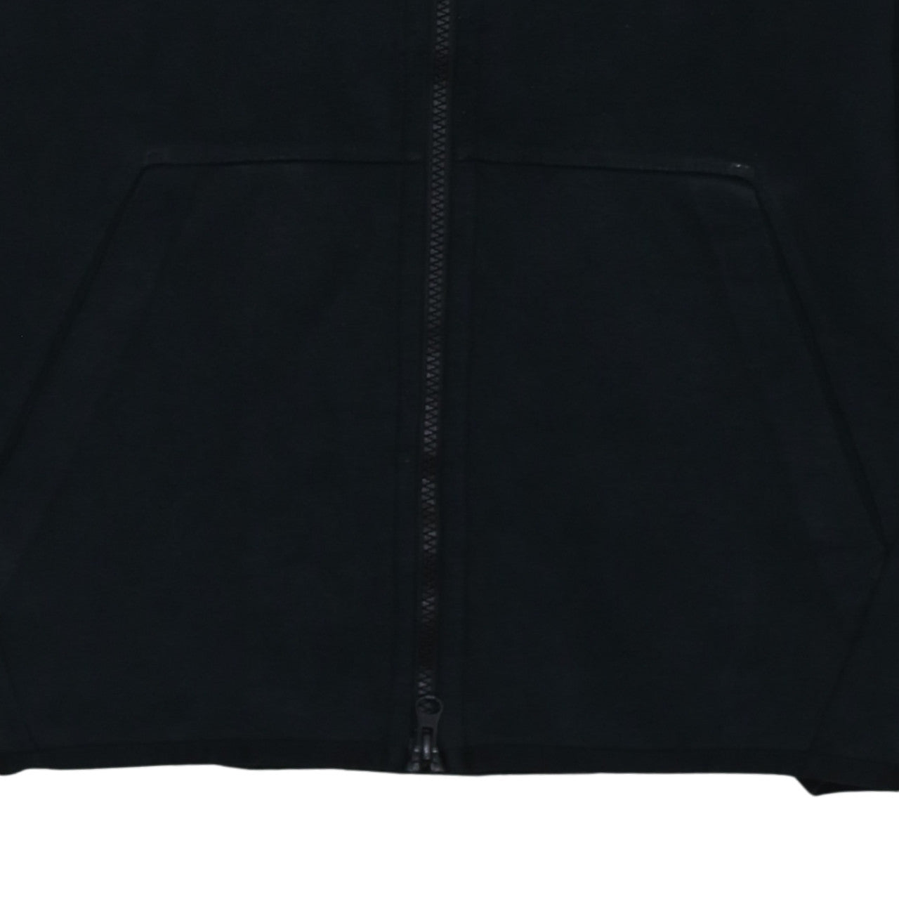 Nike Men's Black Full Zip Hoodie Size M Cotton Blend
