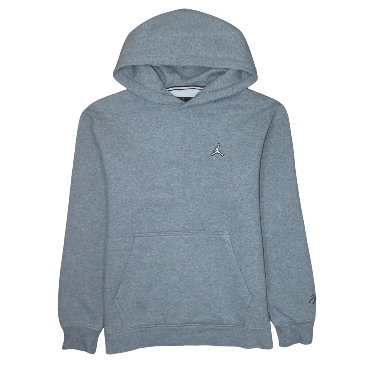 Jordan Men's Grey Pullover Hoodie Size M Regular Fit Sportswear