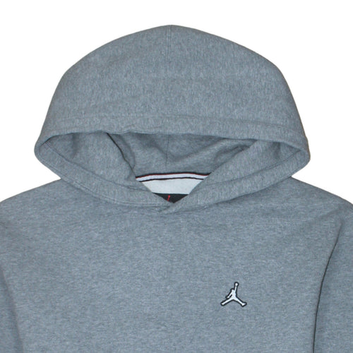 Jordan Men's Grey Pullover Hoodie Size M Regular Fit Sportswear