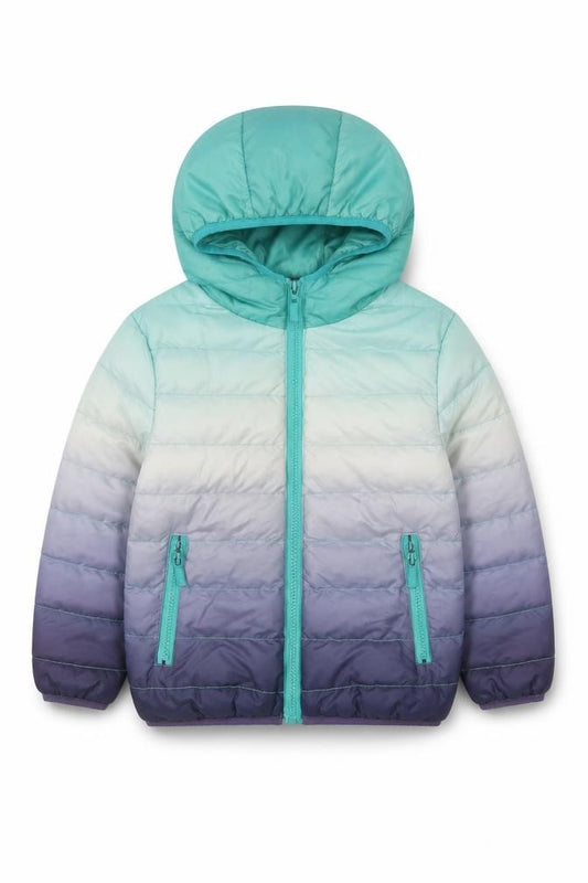 Niebieski Ksiezyc Boys Multicoloured 5-6 Years Hooded Puffer Jacket