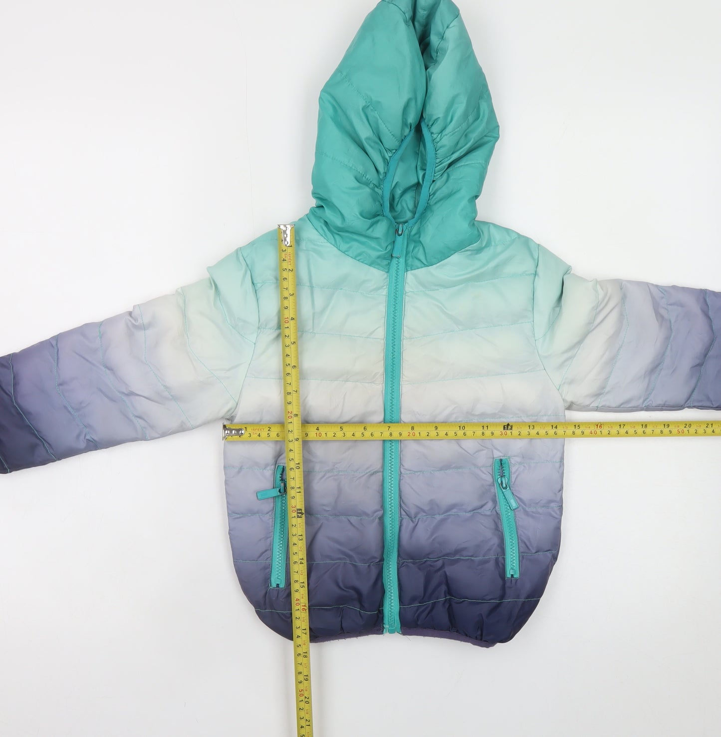 Niebieski Ksiezyc Boys Multicoloured 5-6 Years Hooded Puffer Jacket