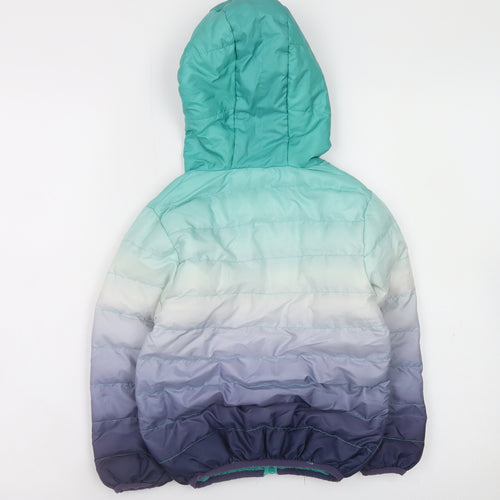 Niebieski Ksiezyc Boys Multicoloured 5-6 Years Hooded Puffer Jacket