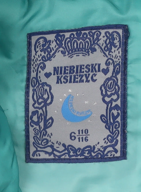 Niebieski Ksiezyc Boys Multicoloured 5-6 Years Hooded Puffer Jacket