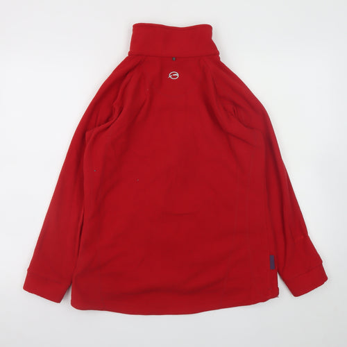 Sprayway Women's Red Fleece Full Zip Jacket UK 8 XS