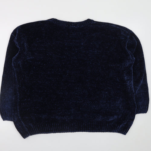 Primark Women Blue XL Harry Potter H Pullover Winter Jumper