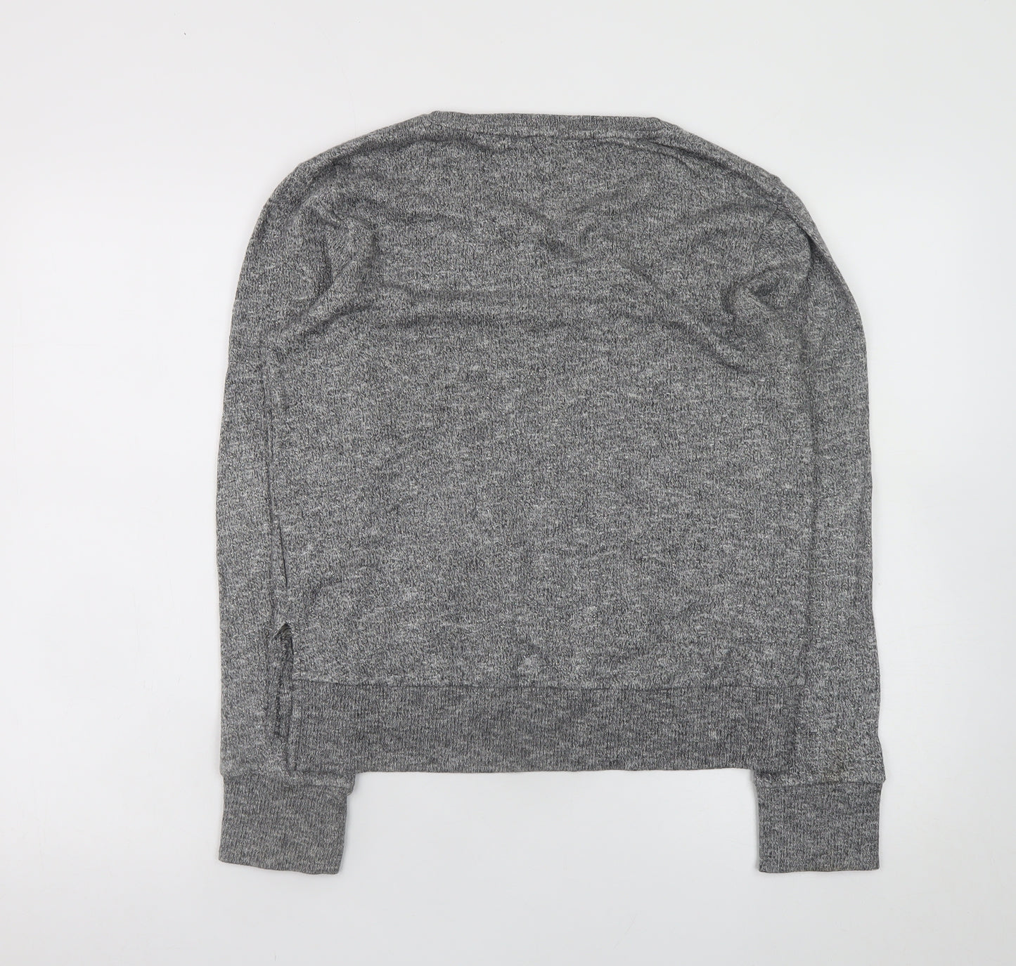 Next Girls Grey Sequin Dog Jumper 16 Years Long Sleeve Pullover