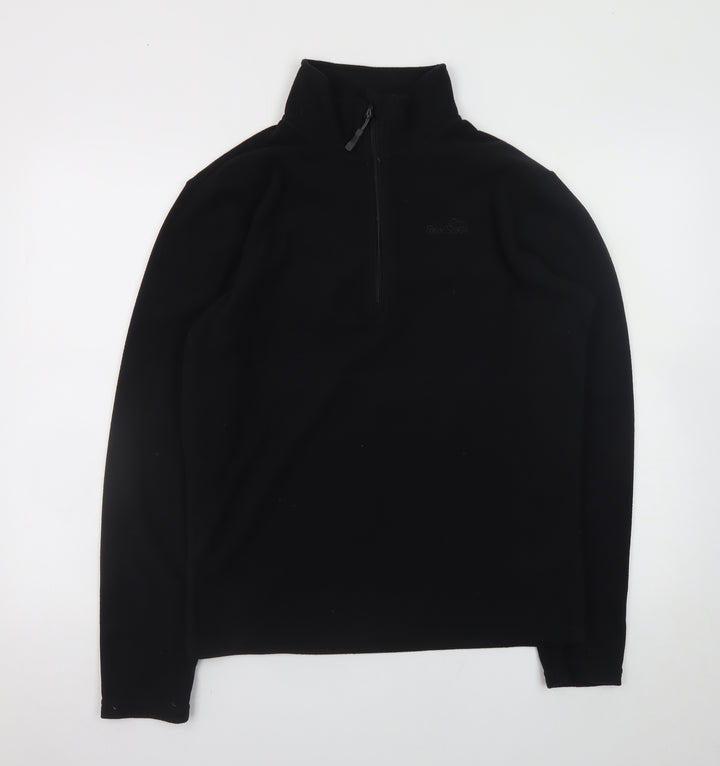 Peter Storm Men’s Black Fleece 1/4 Zip Pullover Sweatshirt S
